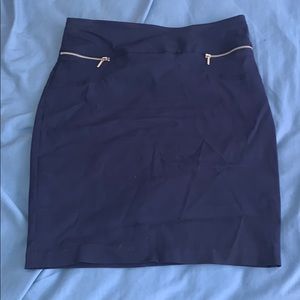 Navy blue skirt